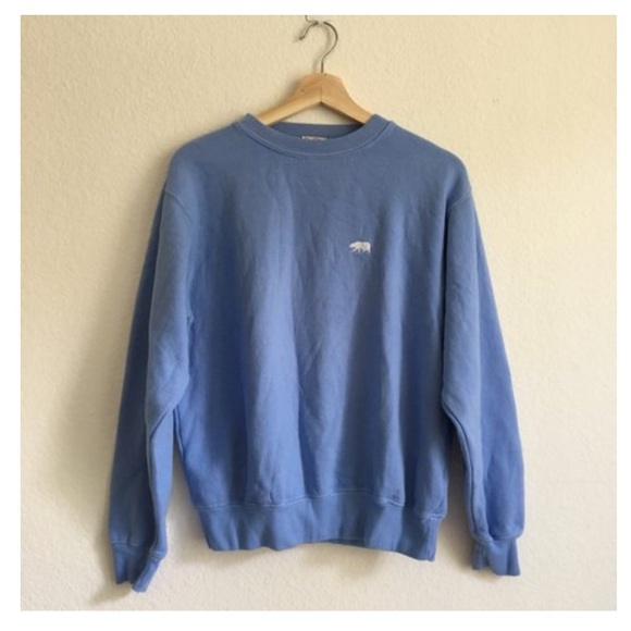 Brandy Melville Sweaters - Brandy Melville Blue Bear Crewneck